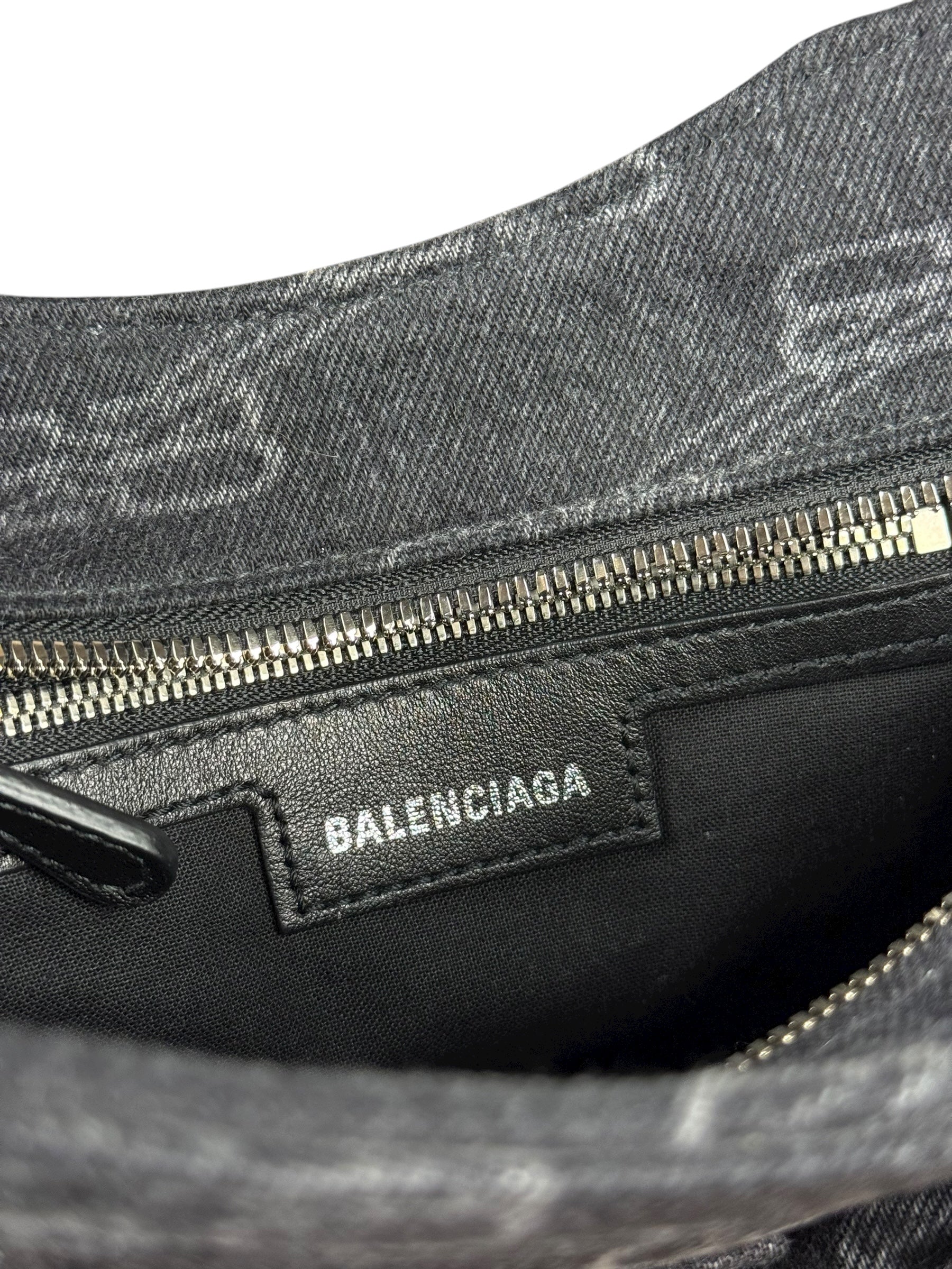 Balenciaga Neo Cagole City Bag Washed Denim