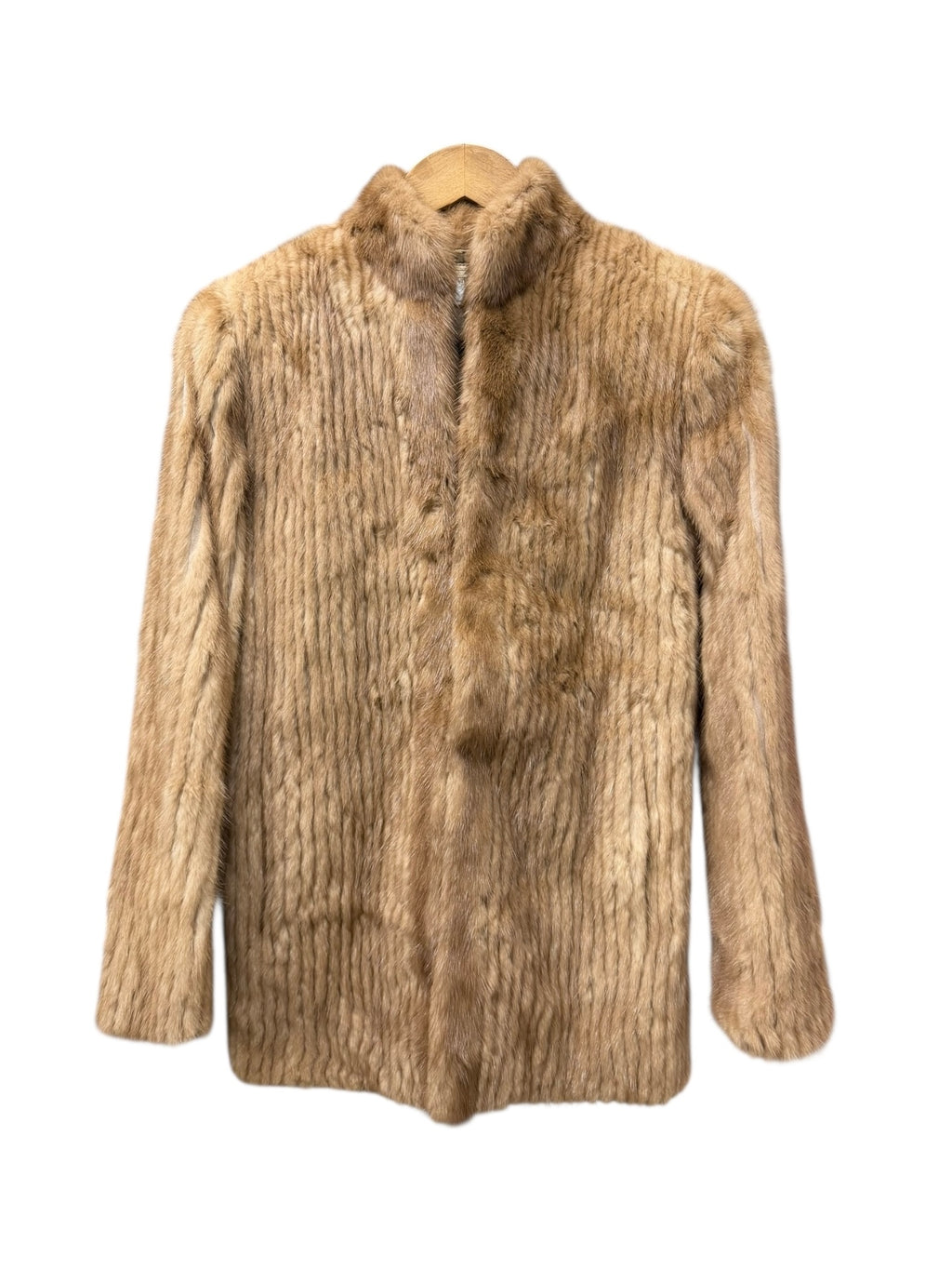 Vintage Light Brown Lined Mink Fur Coat