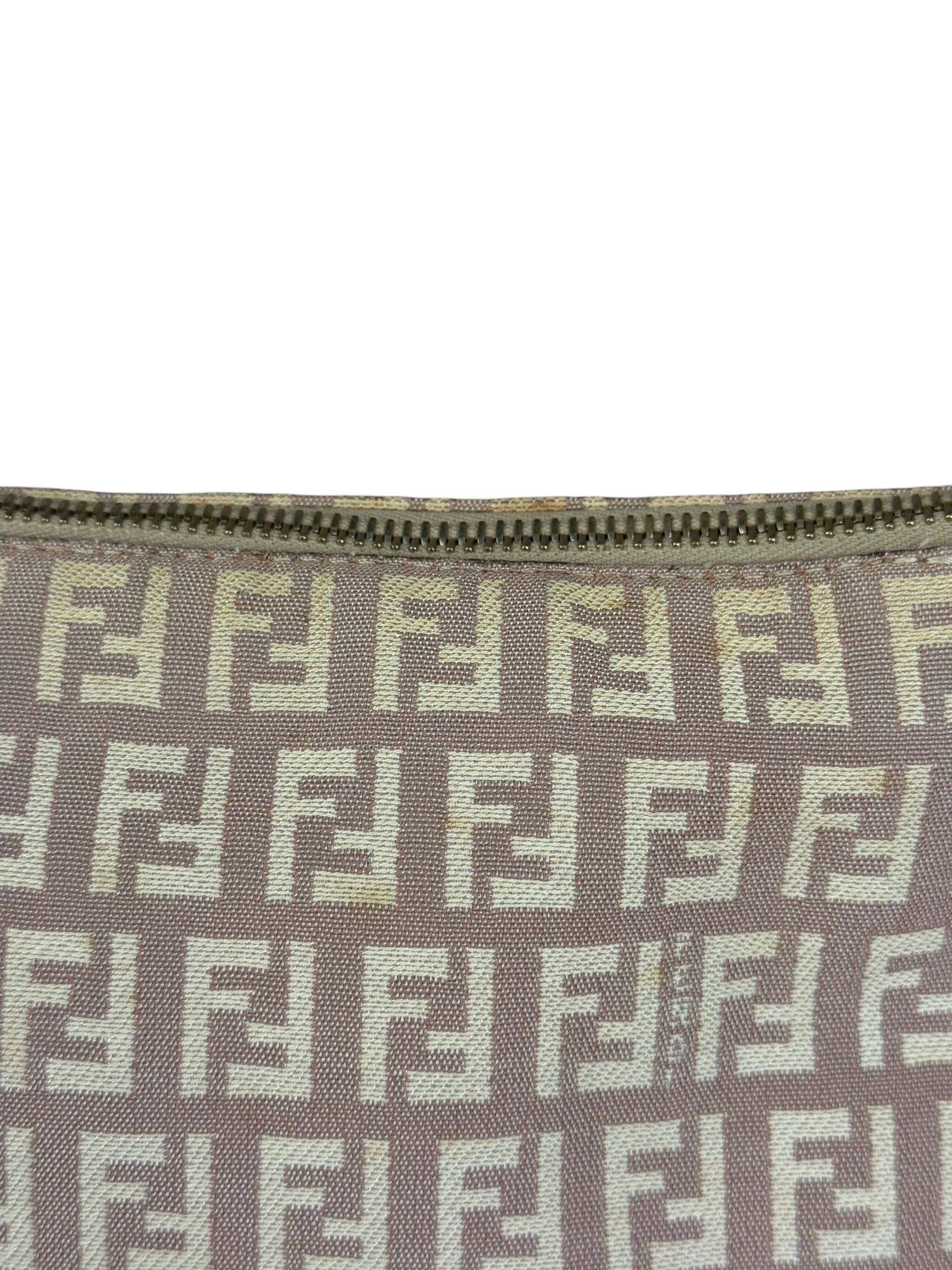 Fendi Vintage FF Beige Pochette