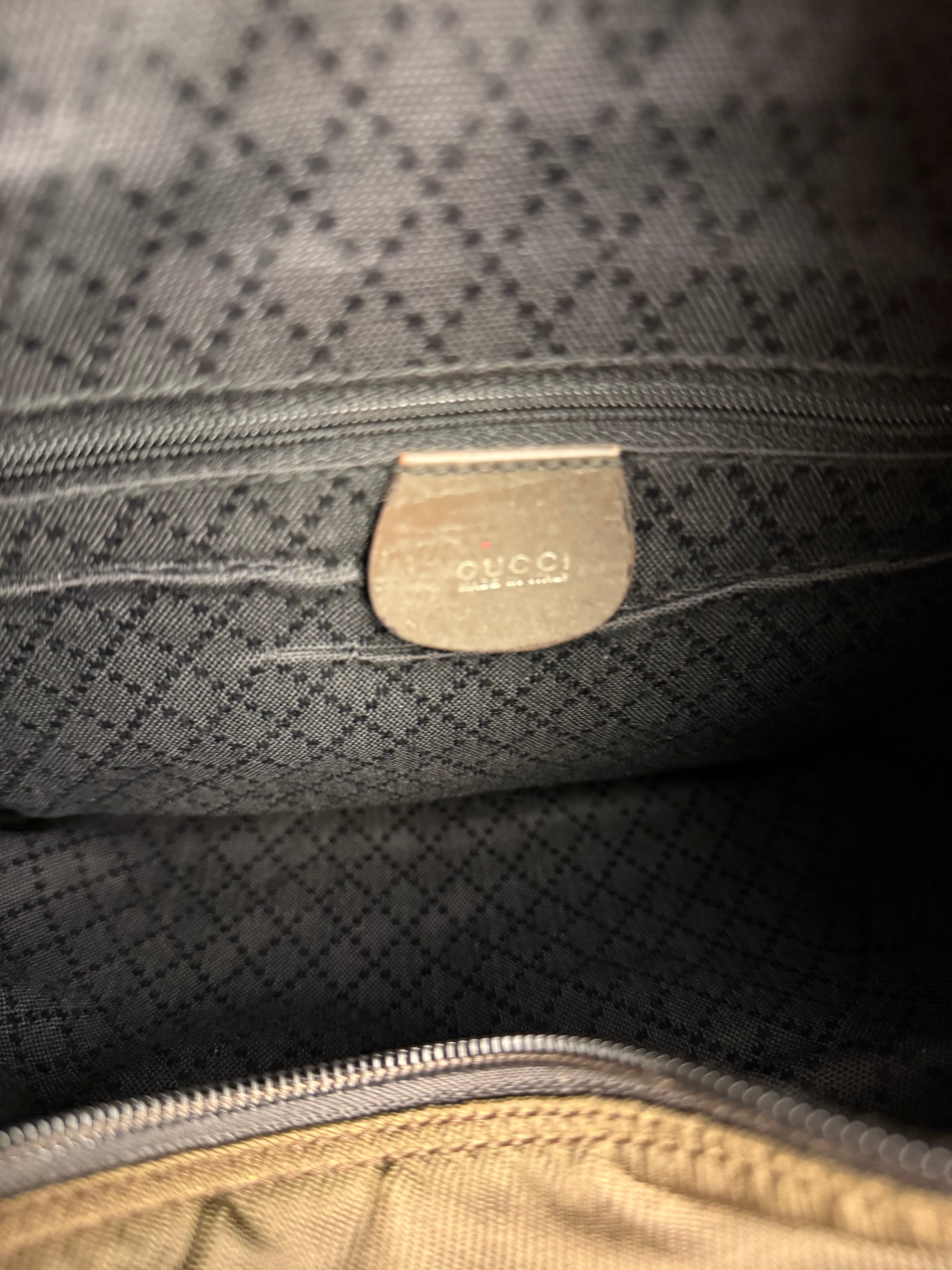 Gucci Nylon Bamboo Top Handle Bag