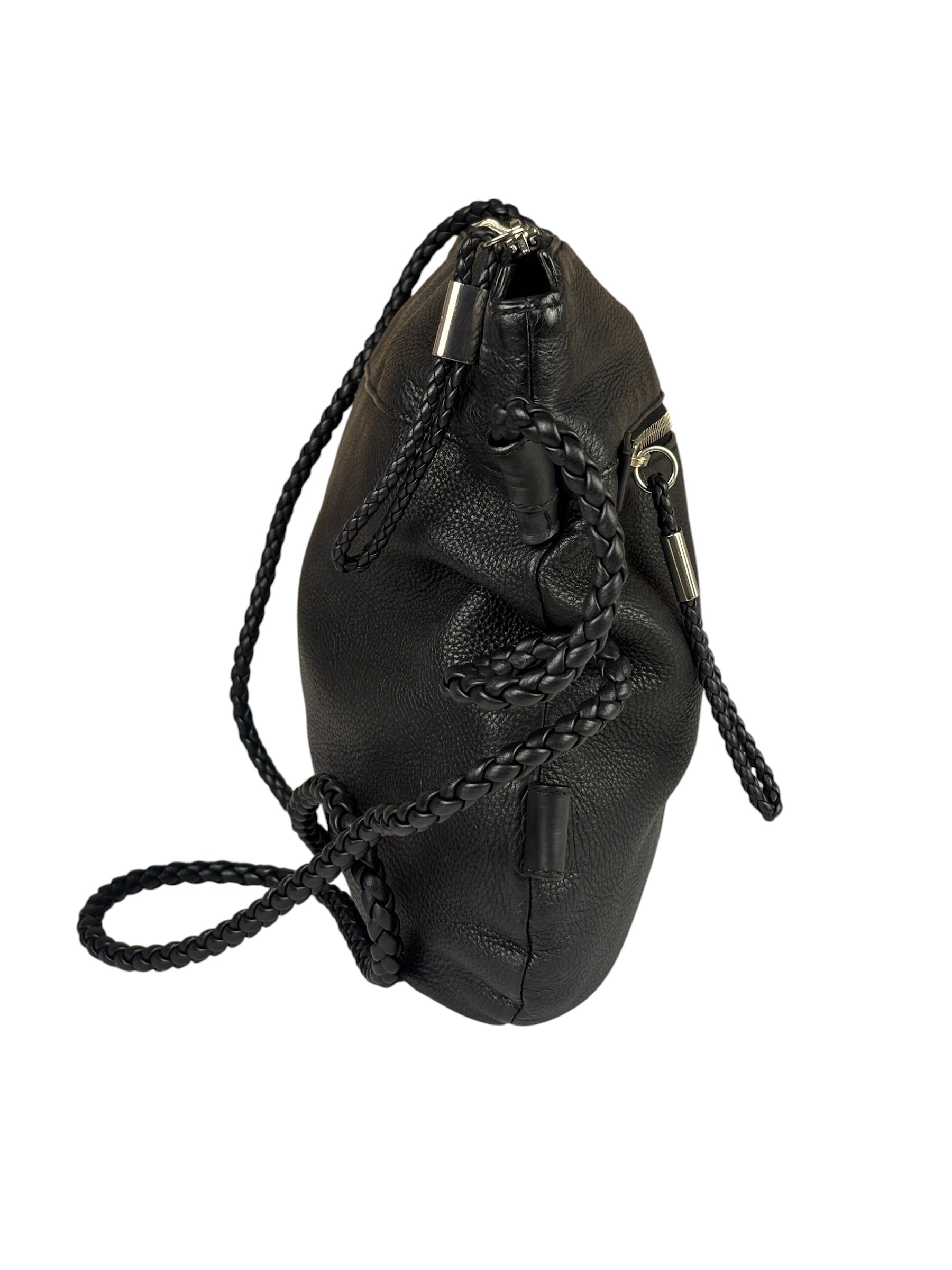 Gucci Black Leather Slouchy Hobo Bag