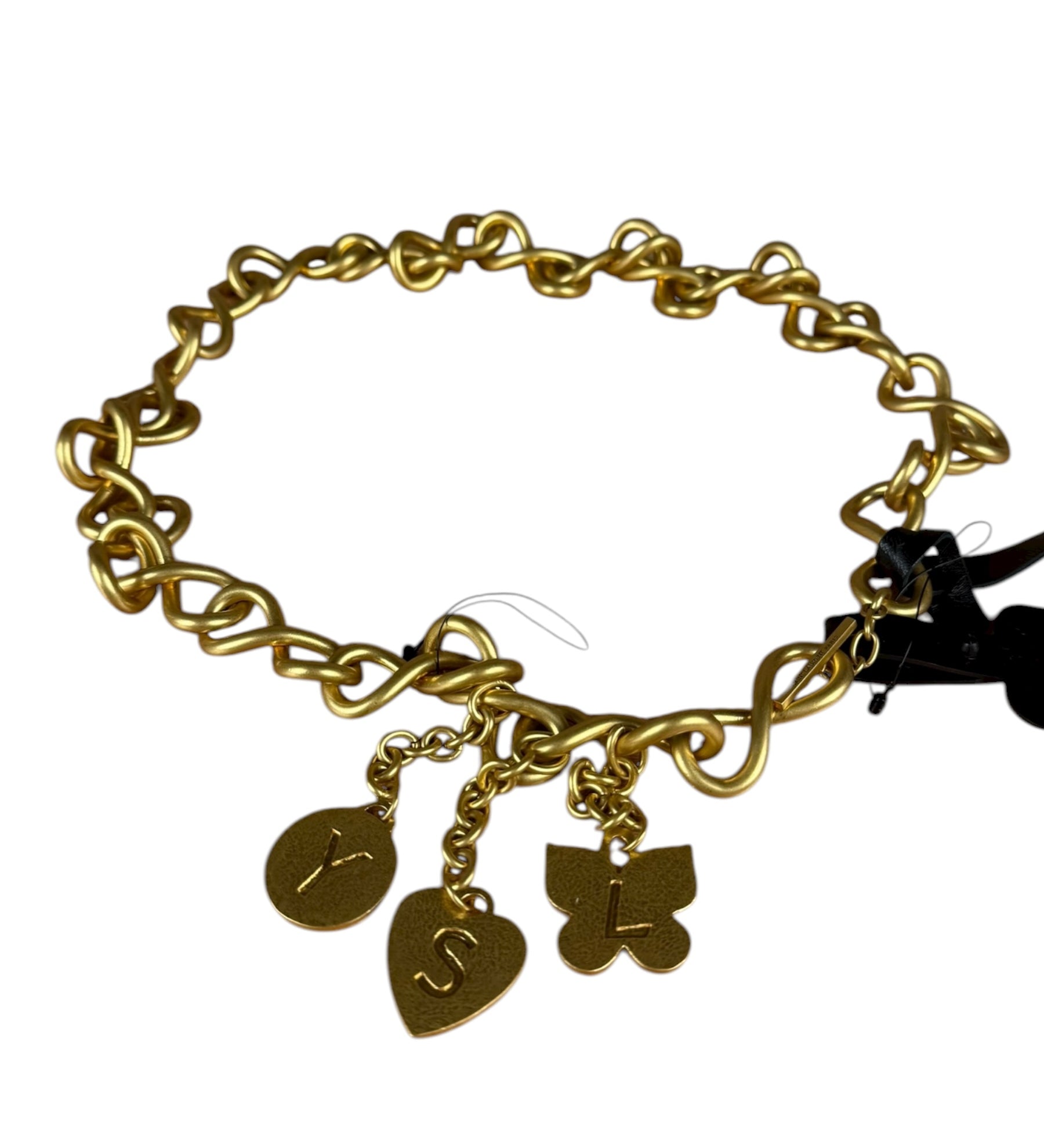 Yves Saint Laurent Belt Chain Gold Toned