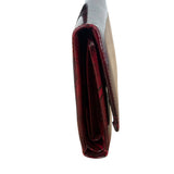 Cartier Red Patent Leather Must De Cartier Tri-Fold Wallet