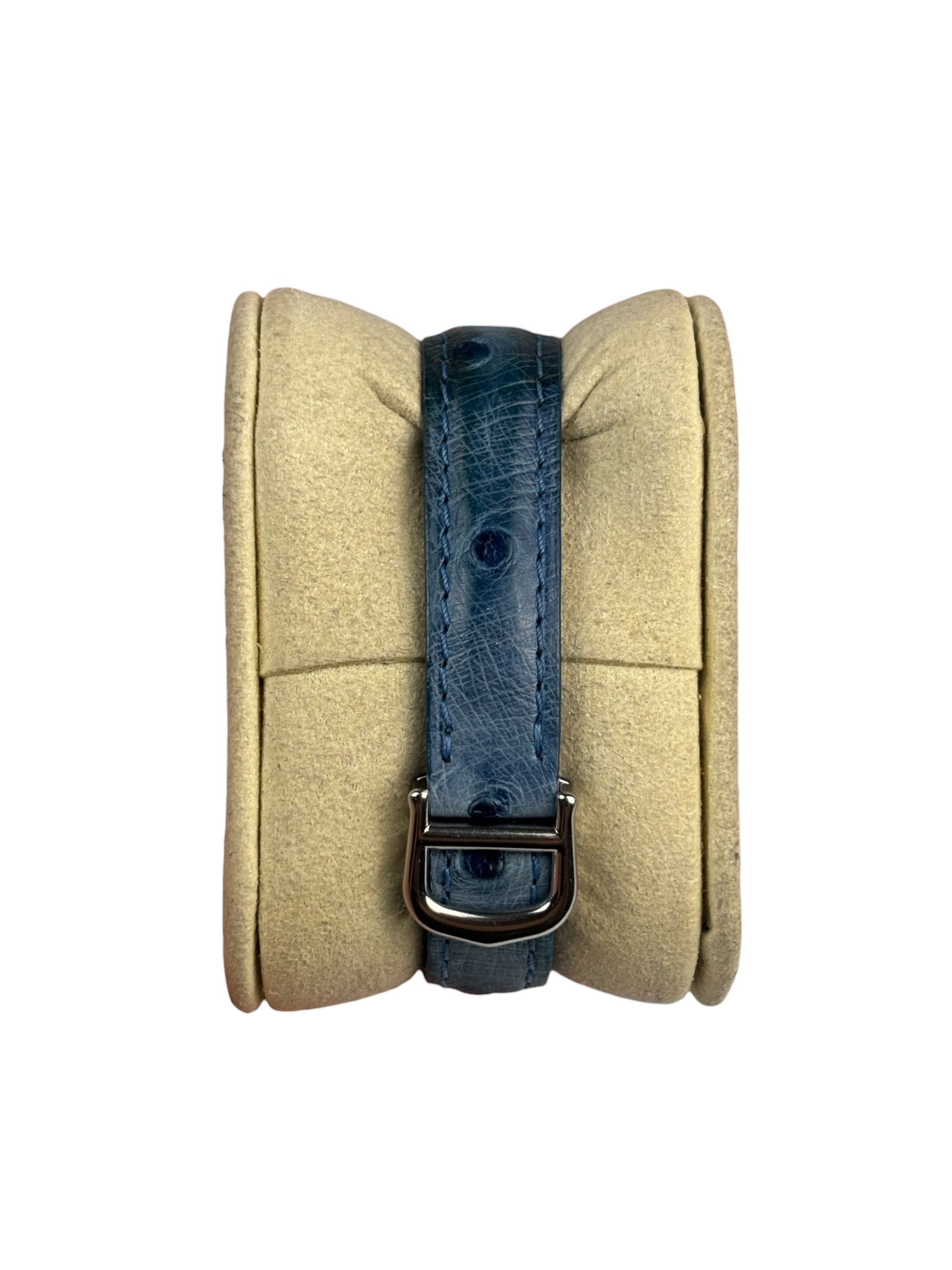 Cartier Must De 21 Blue Ostrich Strap