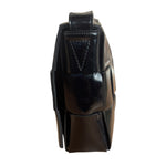 Bottega Veneta Black Leather Maxi Intrecciato Cassette Flap Bag