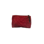 Prada Vintage Red Quilted Nylon Pouch MV599
