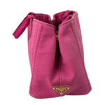 Prada Pink M Canapa Canvas Tote