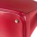 Christian Dior Red Leather Diorissimo Tote