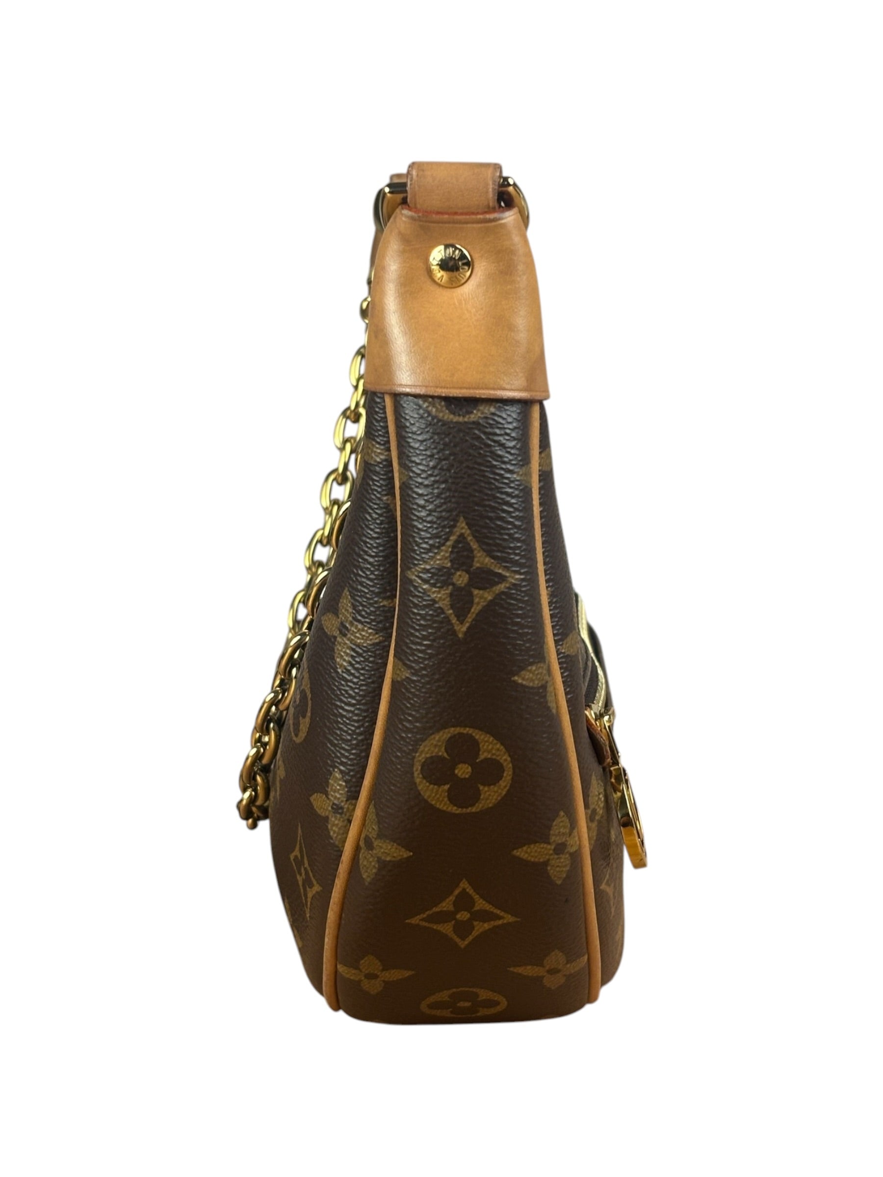Louis Vuitton Coated Canvas Monogram Loop Shoulder Bag