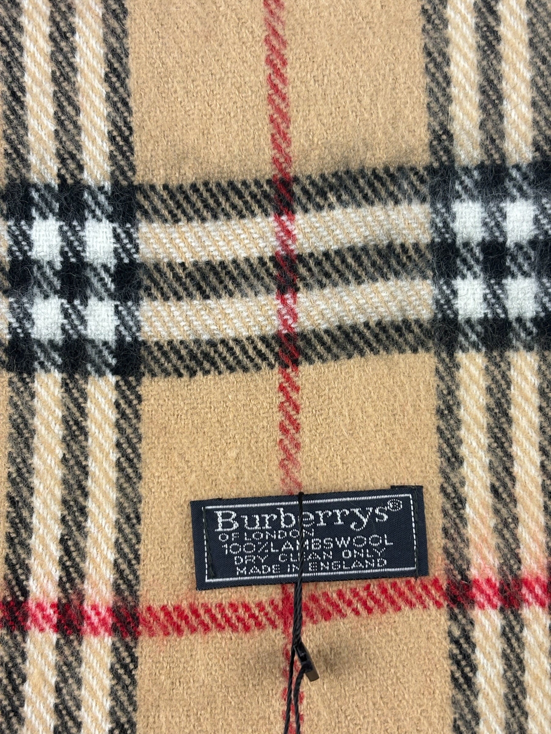 Burberry's Vintage Lambswool House Check Scarf