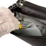 Chanel Black Leather CC Mirrored Mosaic Flap Bag 2008