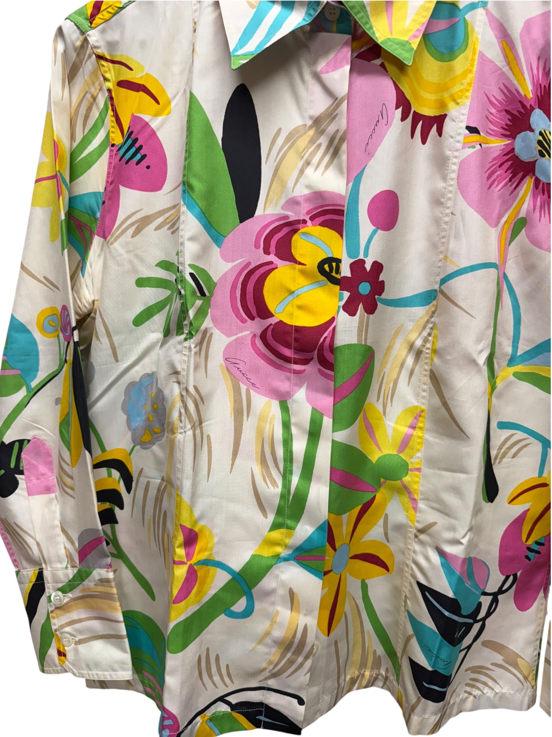 Gucci By Tom Ford 1999 Silk Button-Up Shirt