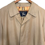 Burberry Vintage Beige Nylon Trench Coat