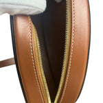 Celine Cuir Triomphe Oval Crossbody Brown
