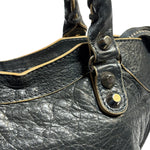 Balenciaga Charcoal Le City Small Two-Way Bag