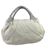 Fendi Vintage White Nappa Leather Spy Shoulder Bag