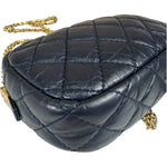 Chanel Navy Quilted Lambskin Small Camera Bag 2019