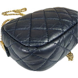 Chanel Navy Quilted Lambskin Small Camera Bag 2019