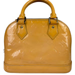 Louis Vuitton Yellow Monogram Vernis Alma BB Two-Way Bag