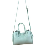 Balenciaga Blue Leather Mini Bel Air Carry All Two-Way Bag