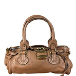 Chloe Vintage Tan Leather Paddington Shoulder Bag