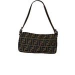 Fendi Beige/Brown Zucca Baguette