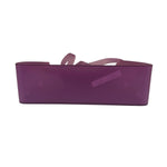 Chanel Vinatge Purple Jelly Rubber Tote Bag