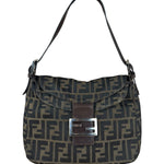 Fendi Vintage Zucca FF Baguette Shoulder Bag