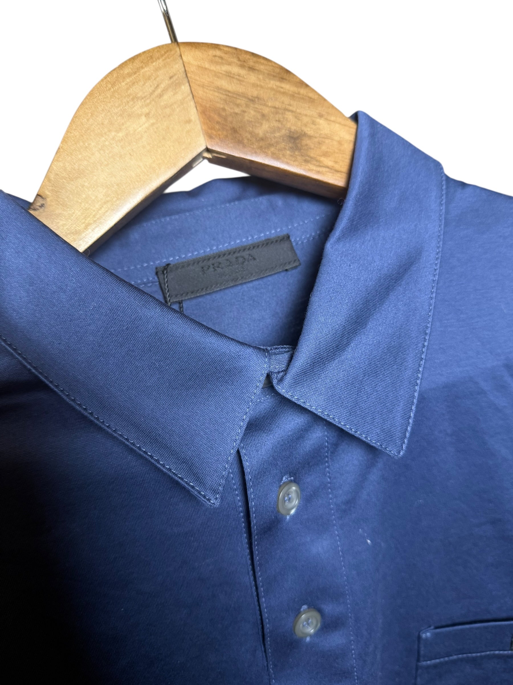 Prada Muted Navy Polo