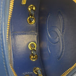 Chanel Limited Edition Lifesaver Round Crossbody Navy/Black 2017