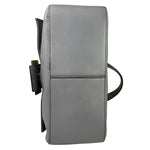 Fendi Grey Leather Flap Bag