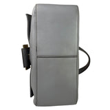 Fendi Grey Leather Flap Bag