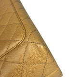 Chanel Beige Calfskin Kelly Top Handle Bag 2001