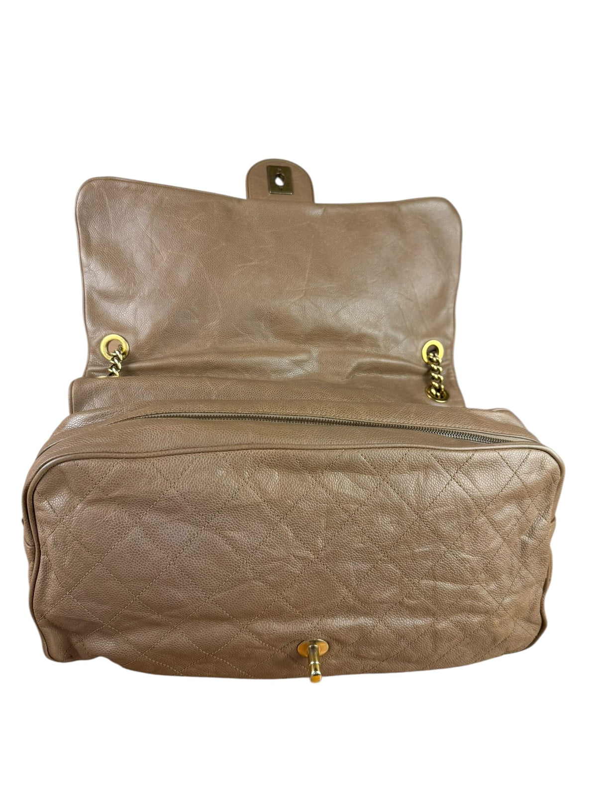 Chanel Brown Caviar Jumbo Easy Flap 2012