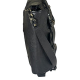 Fendi Black Patent Leather Trim B Bis Shoulder Bag