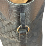 Gucci Black GG Canvas Tote Hand Bag