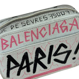 Balenciaga Graffiti Leather Camera Crossbody Bag