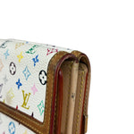 Louis Vuitton White Murakami Compact Wallet