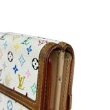Louis Vuitton White Murakami Compact Wallet