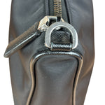Prada Black Re-Nylon Saffiano Leather Crossbody Bag