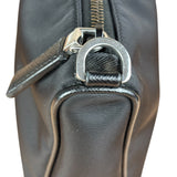 Prada Black Re-Nylon Saffiano Leather Crossbody Bag