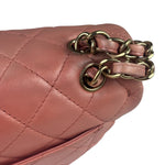 Chanel Pink Quilted Lambskin Timeless Chain Shoulder Bag 2010