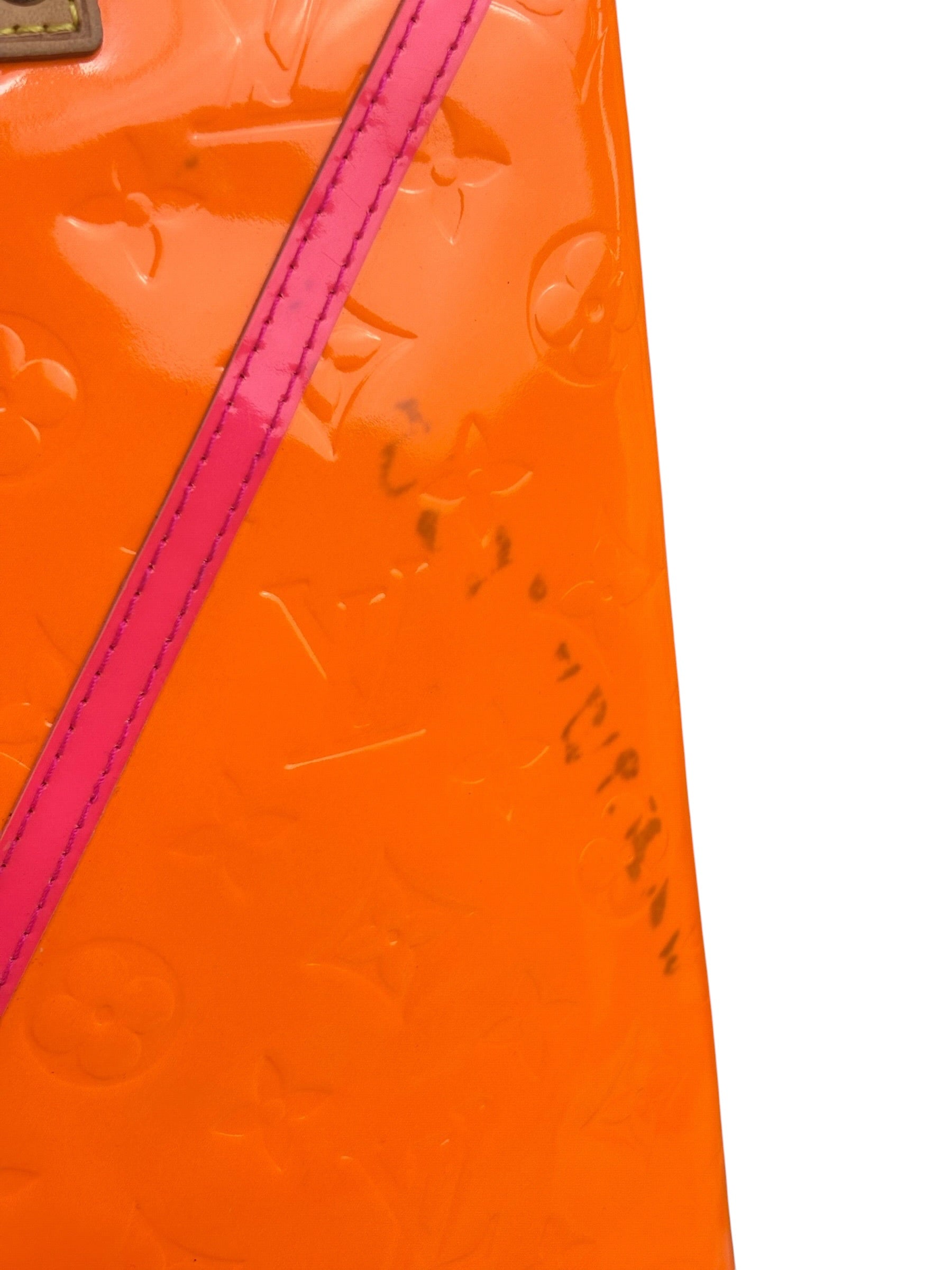 Louis Vuitton x Robert Wilson Monogram Fluo Vernis Reade Tote Bag MM