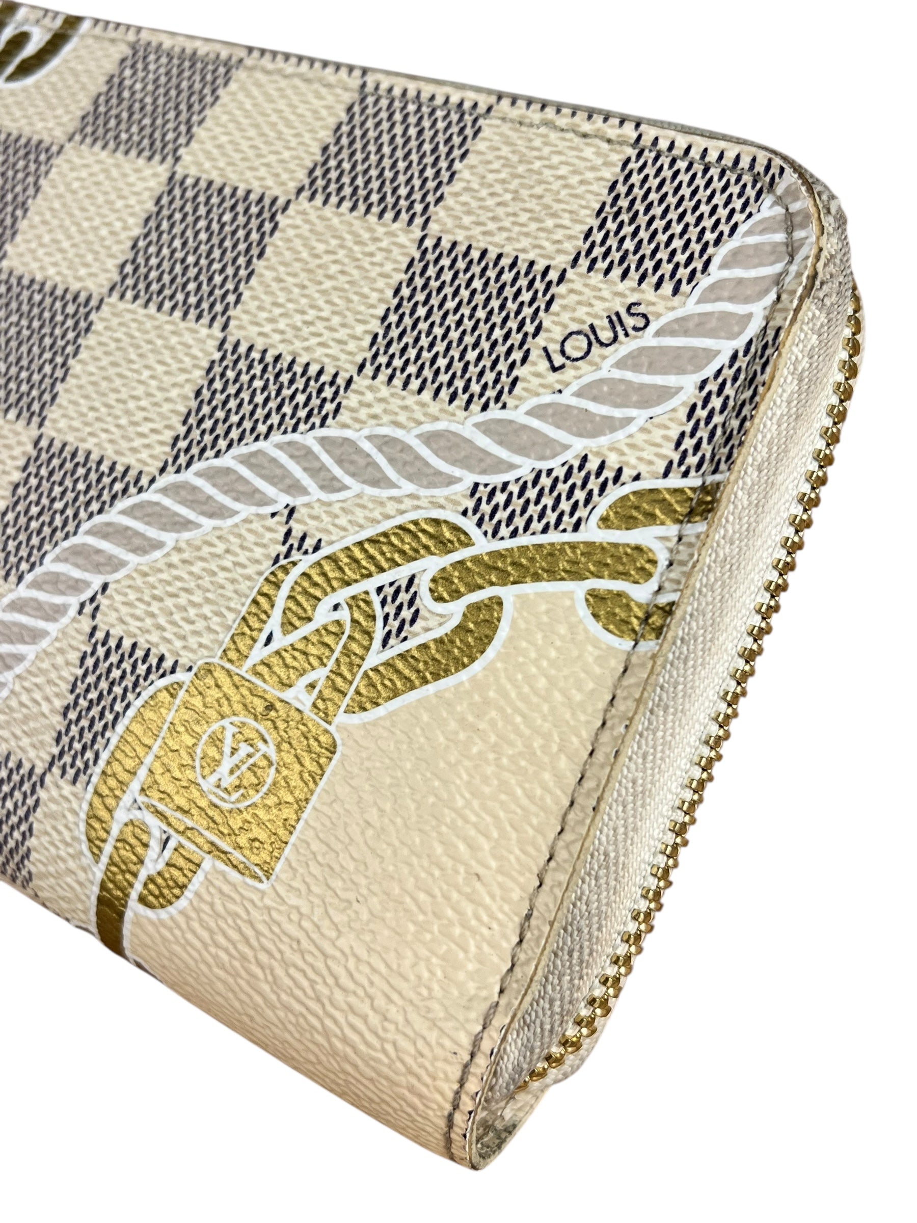 Louis Vuitton Zippy Wallet Limited Edition Nautical Damier