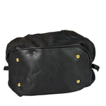 Louis Vuitton Black Calfskin Mahina XL Hobo Bag