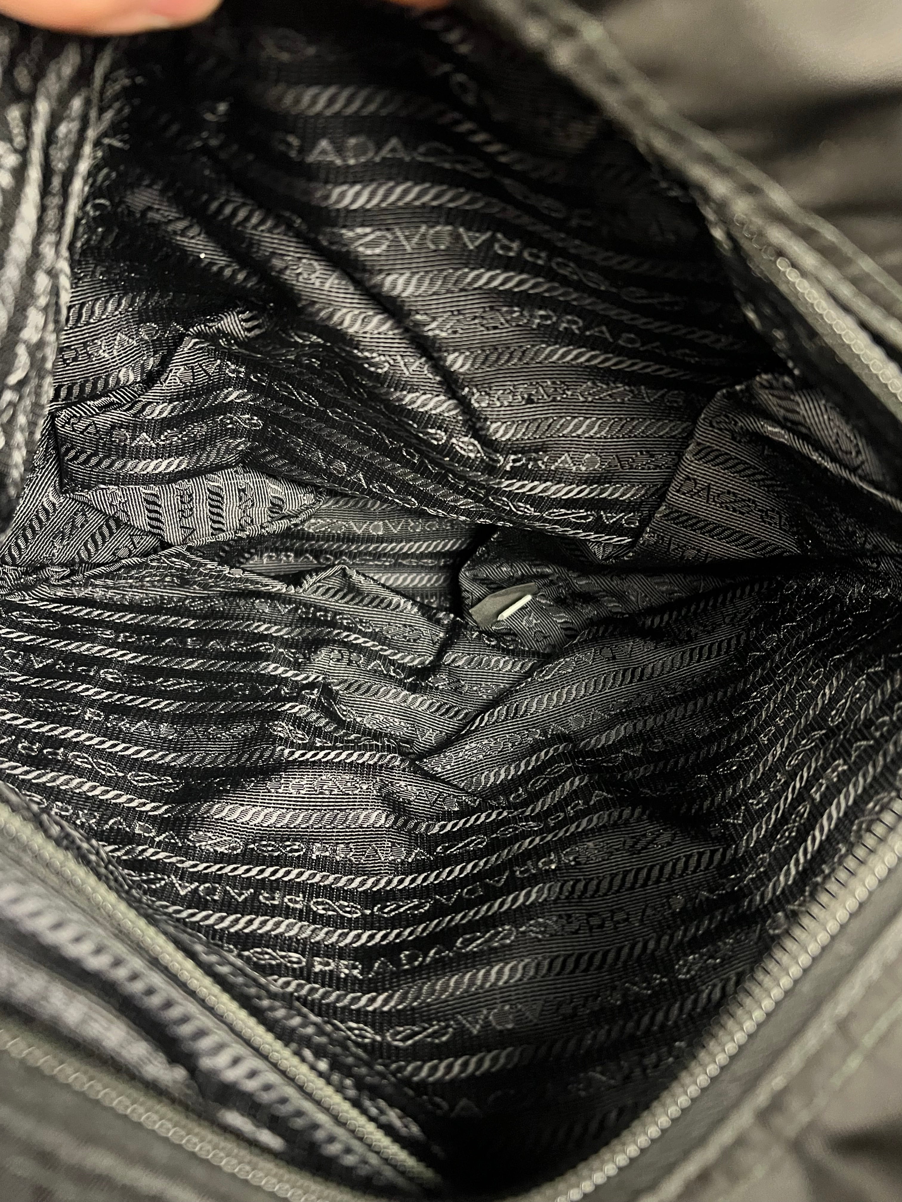 Prada Nylon Duffle Bag Black