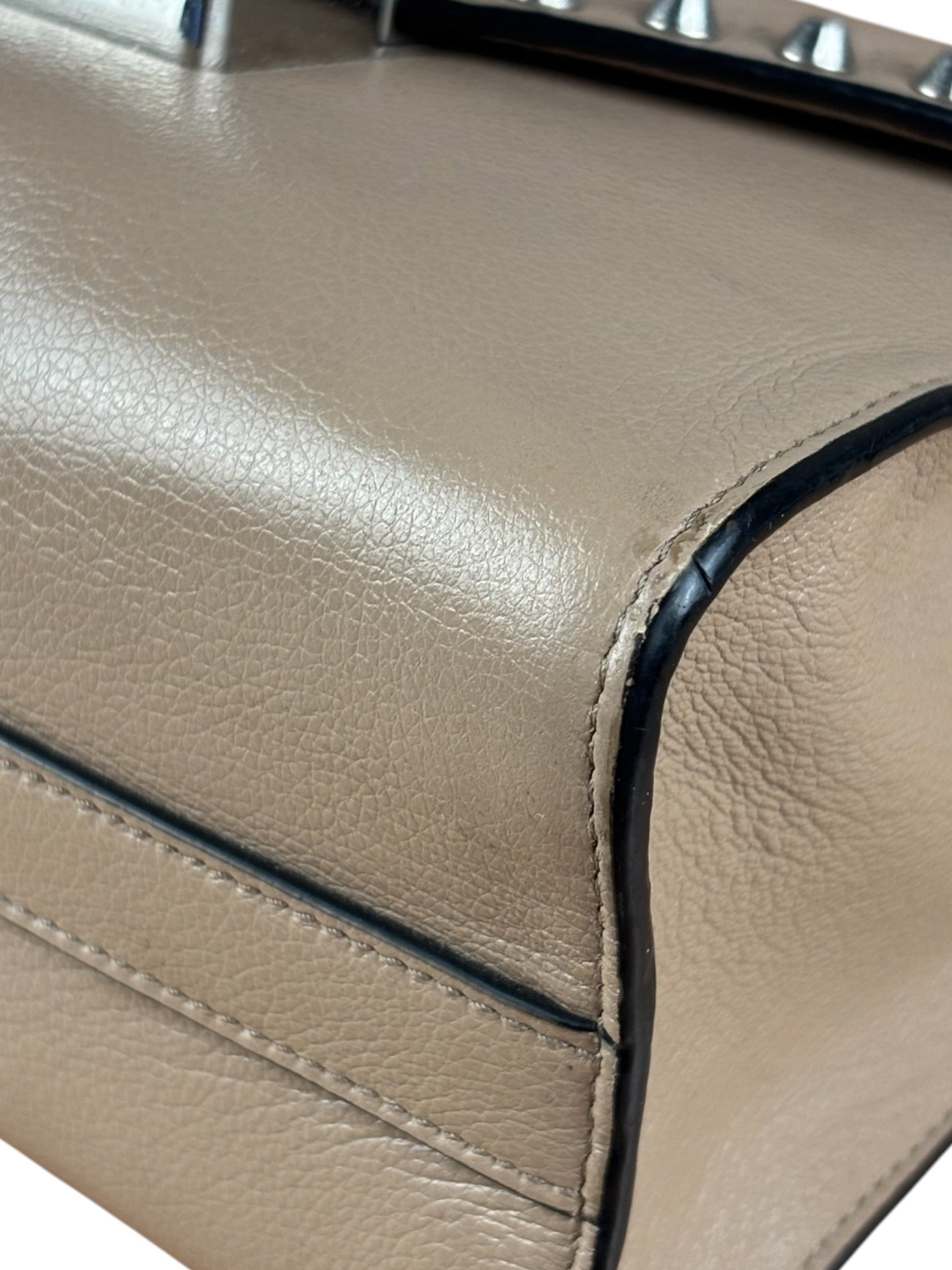 Prada Studded Glace Calf Cross Body