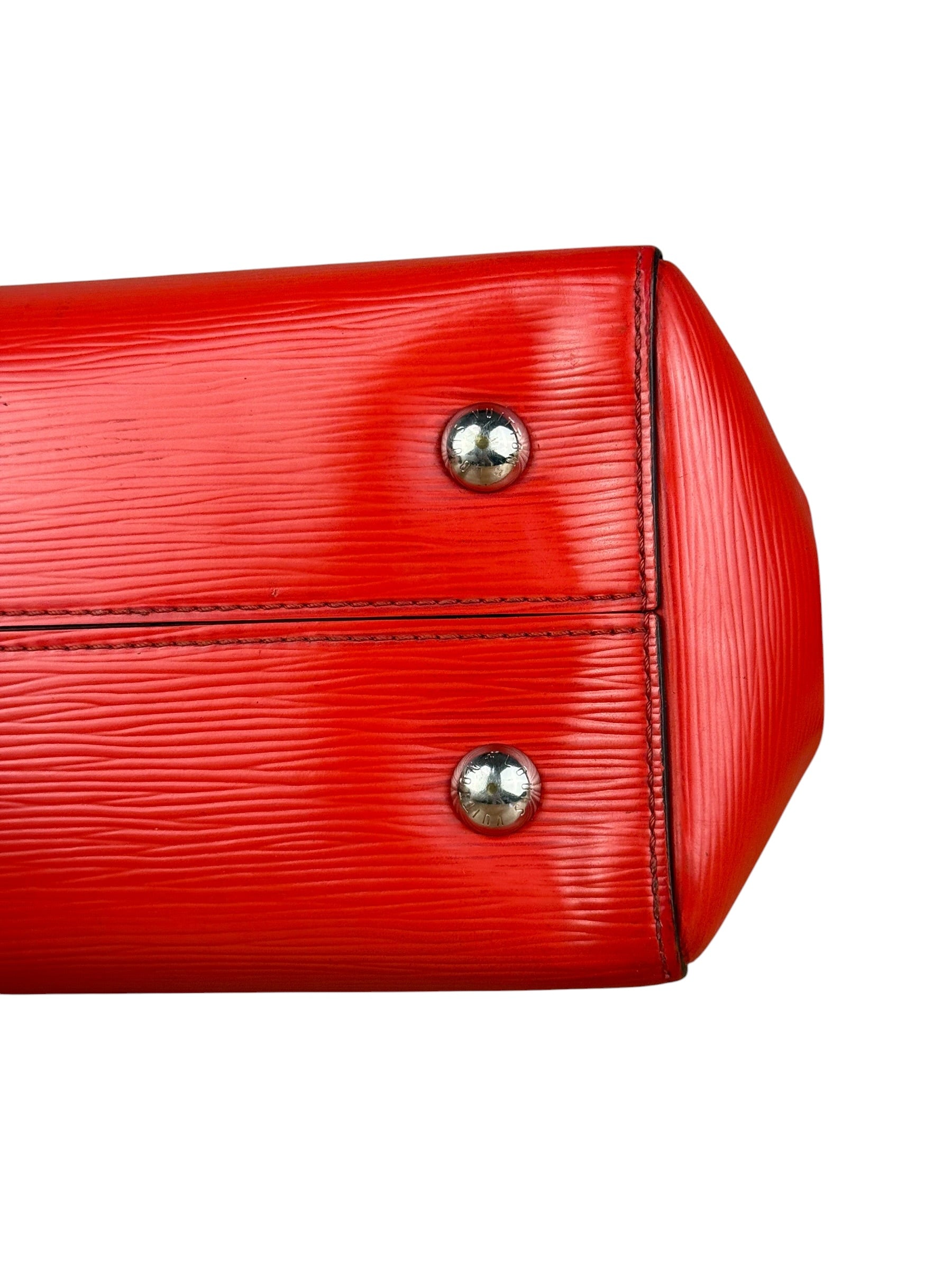 Louis Vuitton Red Epi Marly BB Handbag (No Strap)