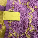 Gucci Pink/Yellow GG  Small Terry Bucket Hat