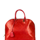 Louis Vuitton Apple Red Vernis Alma Handbag GM
